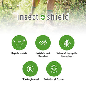 Clothes dry odorless after Insect Shield application with lasting protection