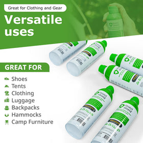 Insect Shield treatment on clothing and gear providing extended protection during outdoor activities.