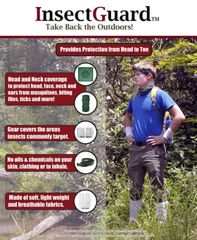 InsectGuard compact gaiters with lightweight design for travel