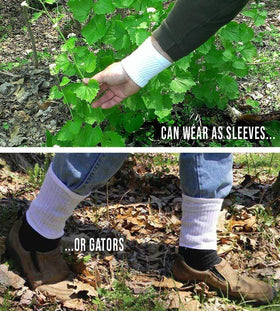 InsectGuard weather-resistant gaiters suitable for wind, rain, and debris