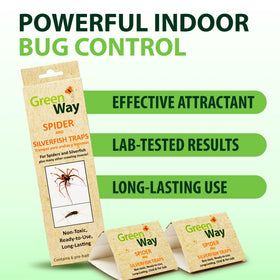 Insects Limited GreenWay trap placed in corner to maximize protection.