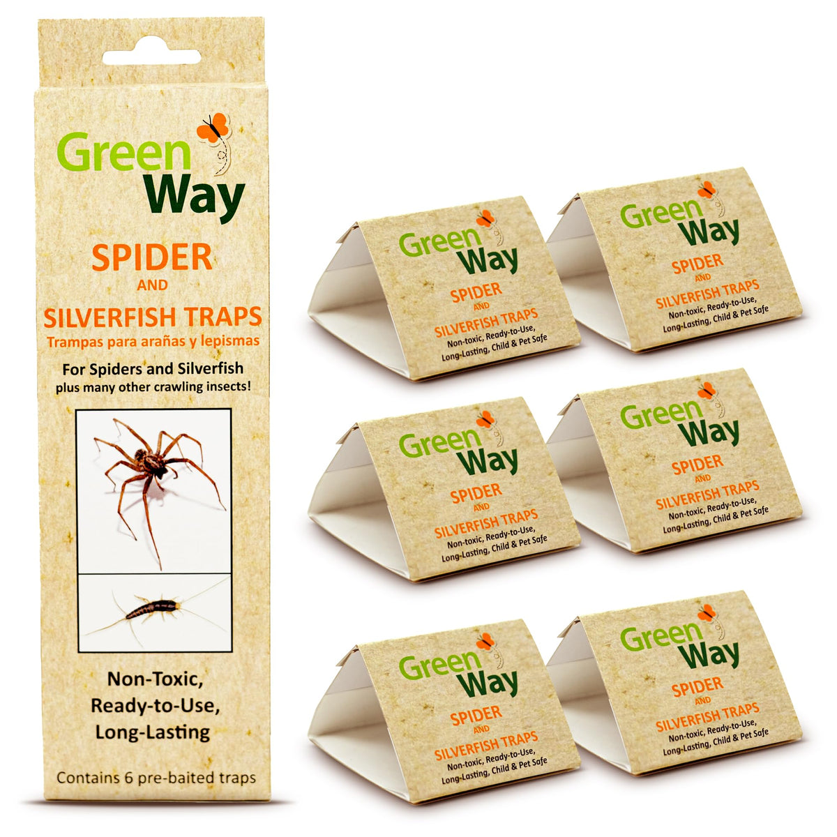 Insects Limited GreenWay traps pack with six units for year-round indoor control.