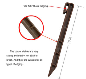 Inslat UV-resistant stake durable for repeated garden use
