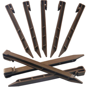 Inslat brown edging stake 10 inch for stable garden borders