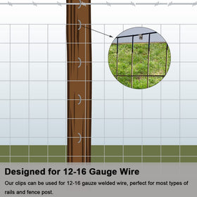 Inslat durable cable clamp for welded wire organization and security