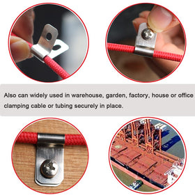 Inslat easy-install fence clamp enabling fast setup