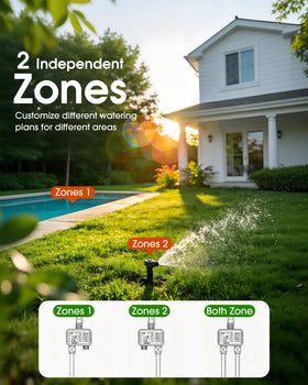 Insoma IPX5 waterproof timer withstands rain, sun, and outdoor heat.