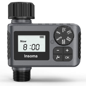 Insoma outdoor hose faucet timer dial for quick, easy watering control