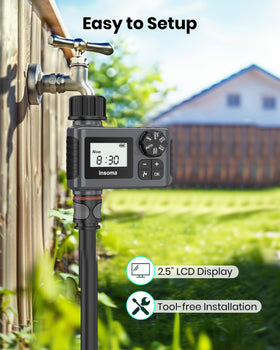 Insoma package includes timer, seal tape, quick connector, and manual