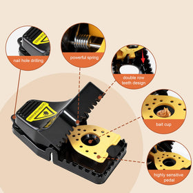 Insoma snap-action high-sensitivity trap ready for fast capture