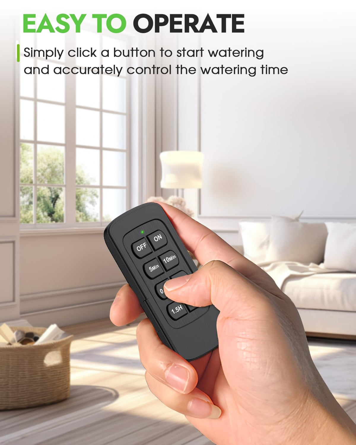 Insoma timer installation shows 360-degree rotatable interface on hoses.