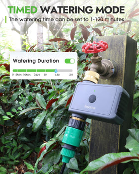 Insoma timer with IP55 rating protects against dust and water exposure outdoors