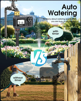 Insoma water timer bigger LCD display makes readouts easy.