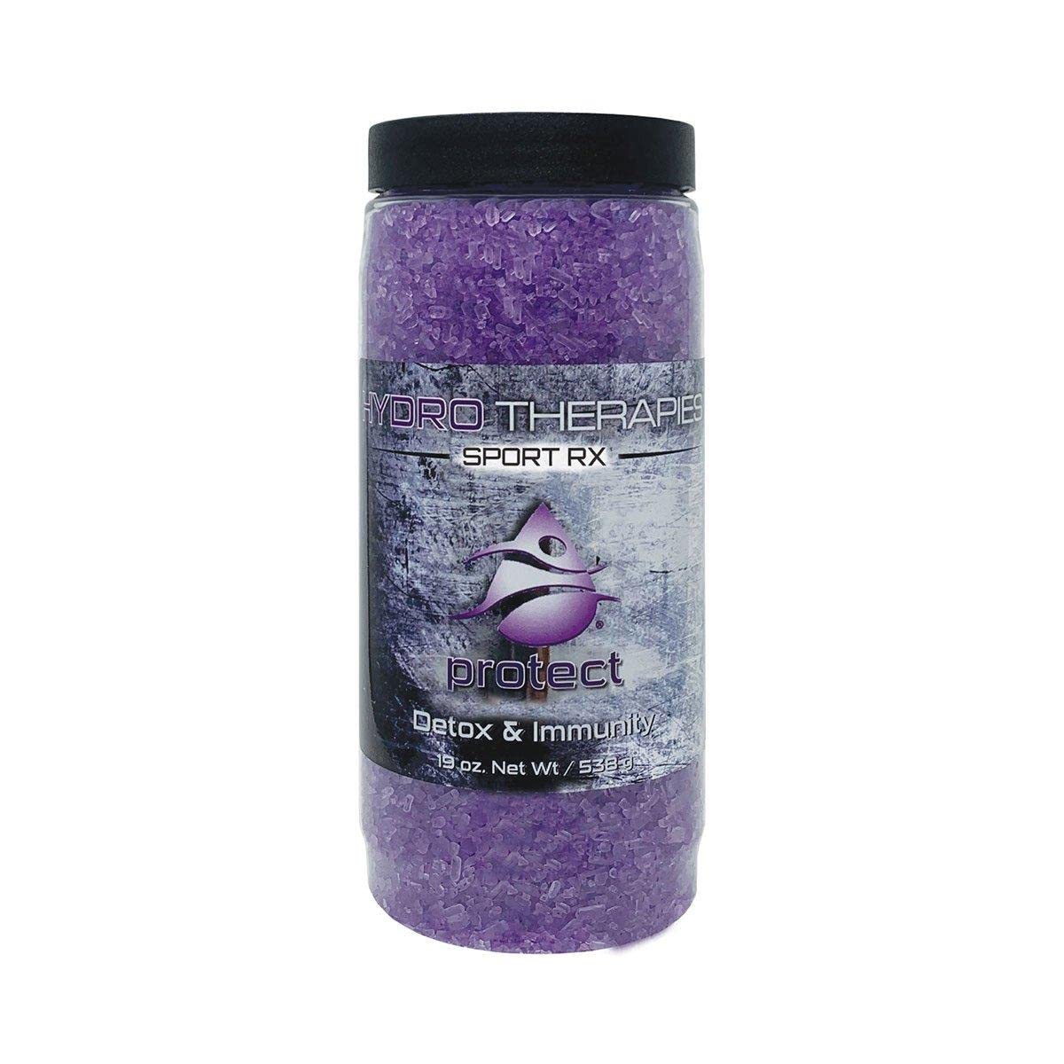 InSPAration HTX crystals bottle pour enhances bath relaxation and energy