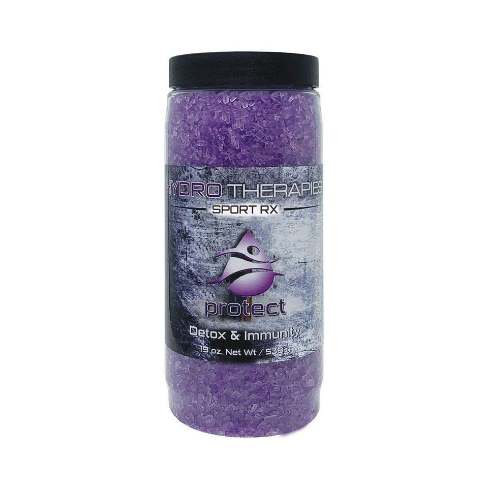 InSPAration HTX crystals bottle pour enhances bath relaxation and energy