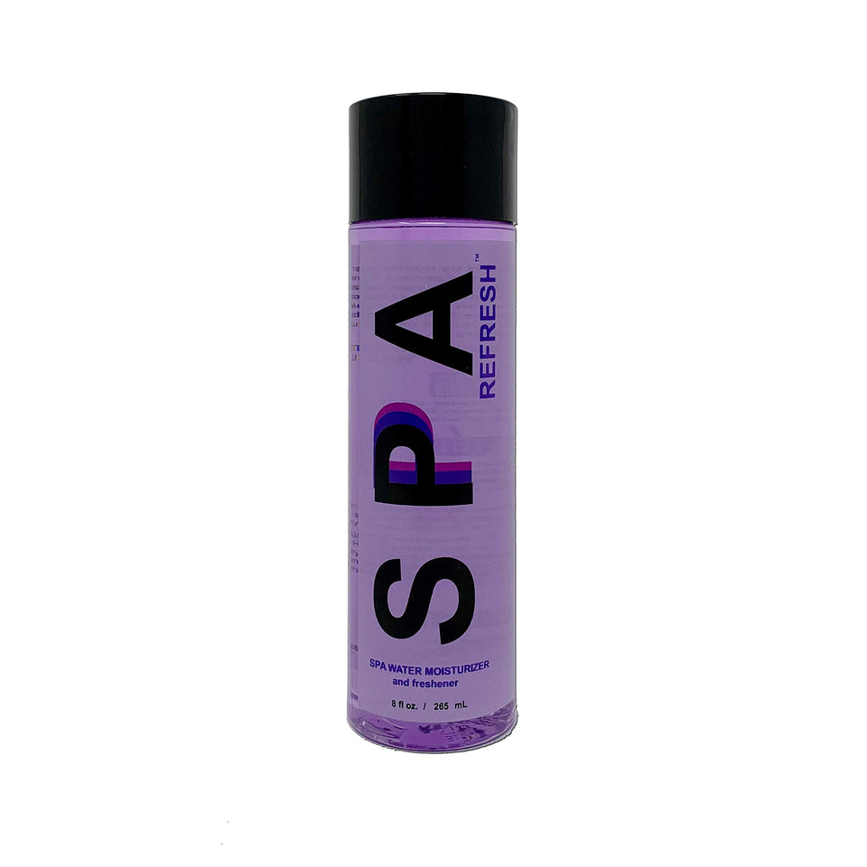 InSPAration Spa Refresh bottle pour demonstrates moisturizing spa water.