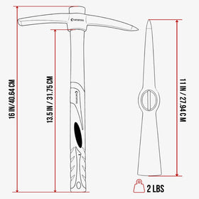 INTERTOOL anti-slip handle reduces fatigue during extended use.