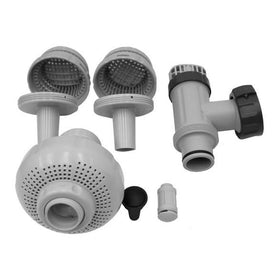 Intex 26004E inlet air nozzle set promotes smooth water flow in pools.