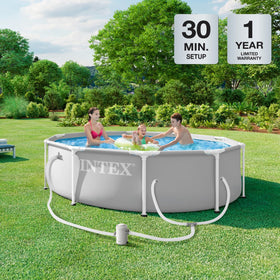 Intex 26701EP blue mosaic liner adds vibrant backyard color