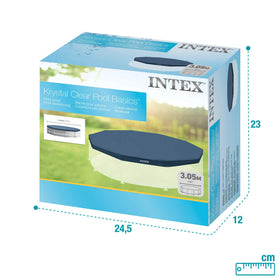 Intex 28030E easy installation with rope makes setup quick.