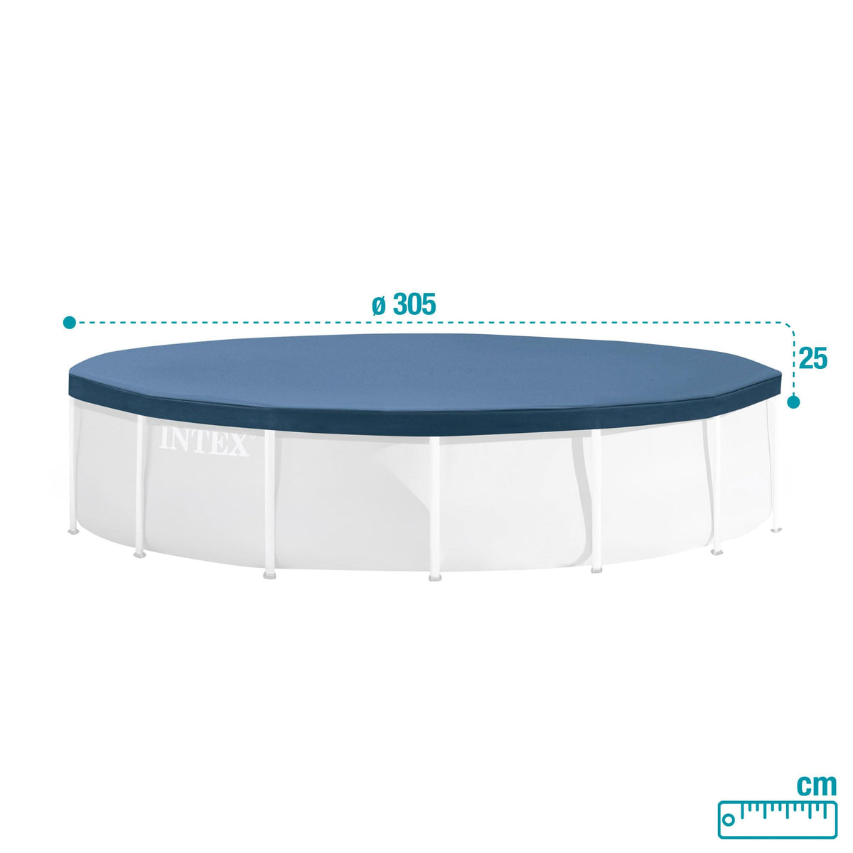 Intex 28030E puncture-resistant PVC offers durable seasonal use.