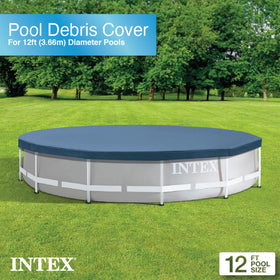 Intex 28031E rope-tie system keeps cover secure during windy days