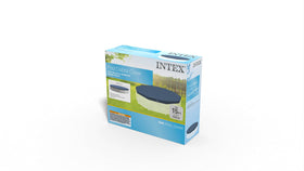 Intex 28032E pool cover made of puncture-resistant PVC for lasting use