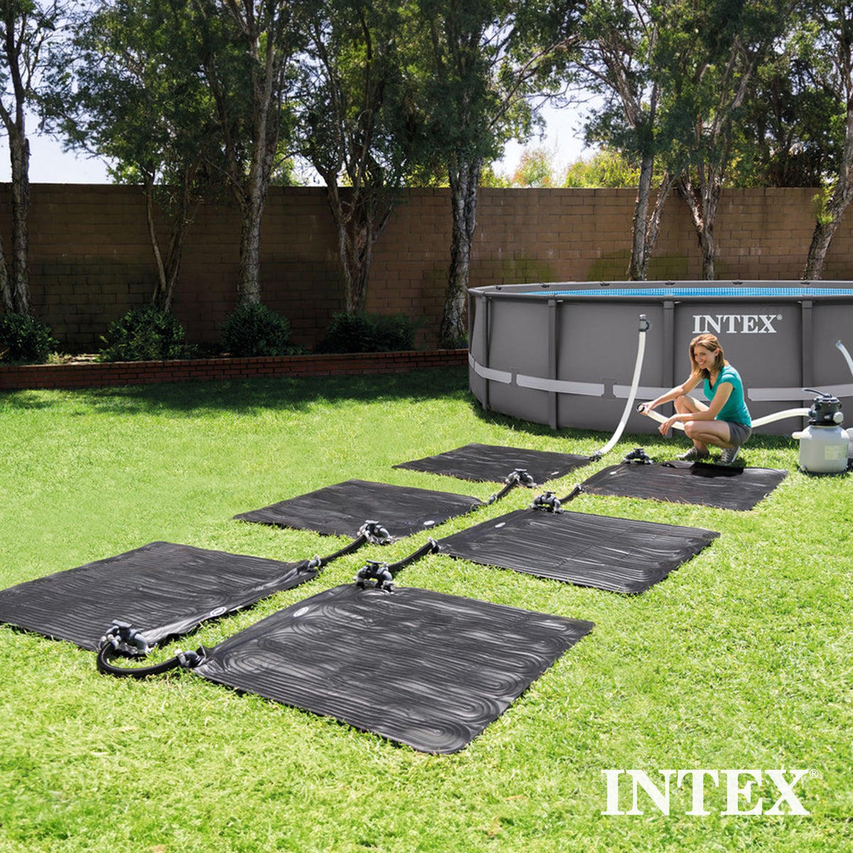 Adaptor A and B included for 1.50-inch hose connections on Intex 28685E.