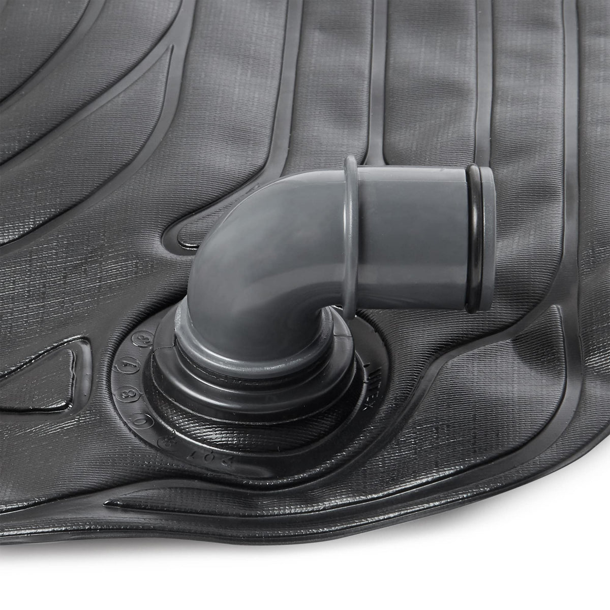 Folded Intex 28685E solar heater mat ready for compact storage.