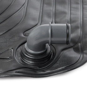 Folded Intex 28685E solar heater mat ready for compact storage.