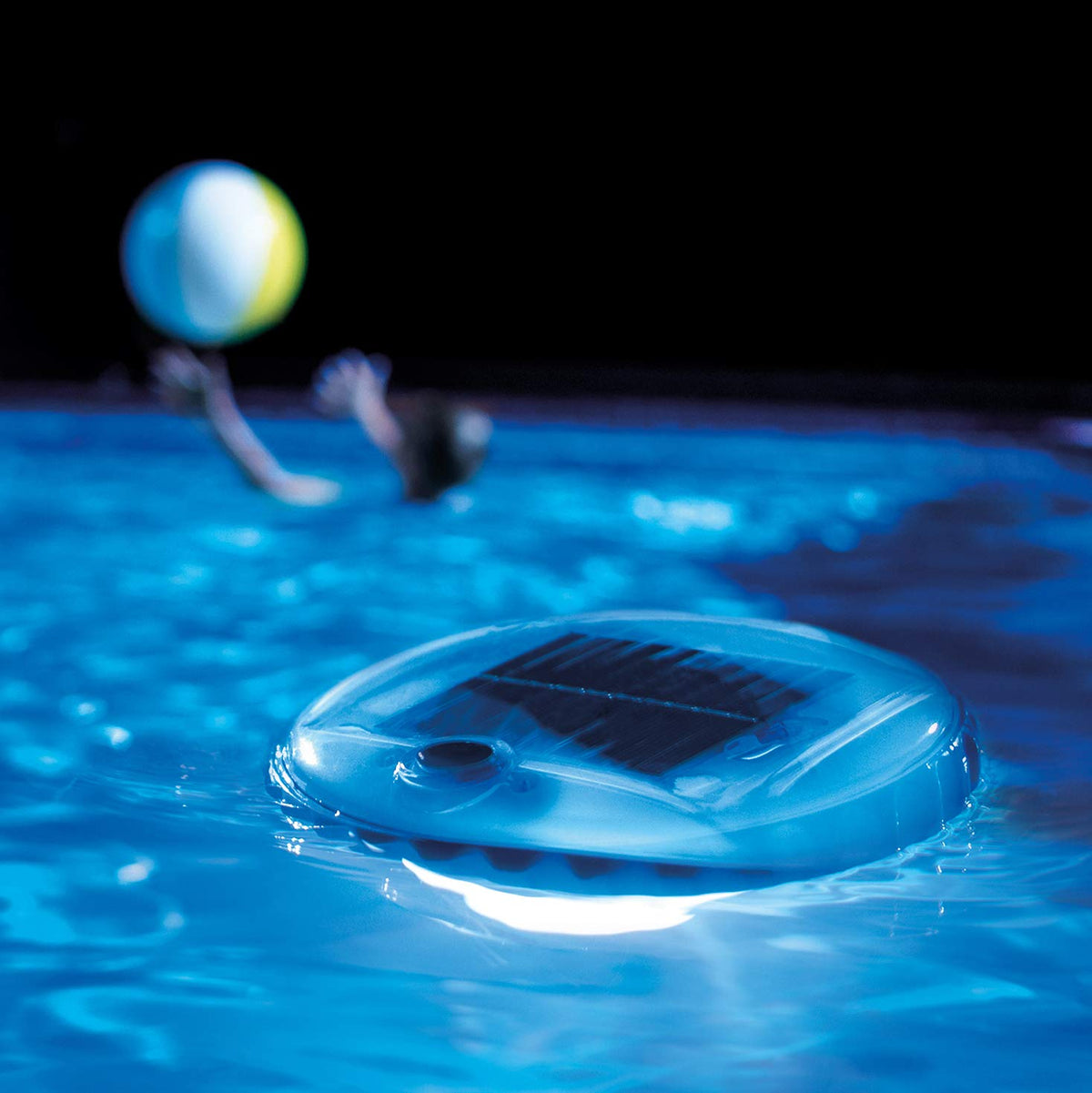 Intex 28690E auto-on off sensor activates lights at night.