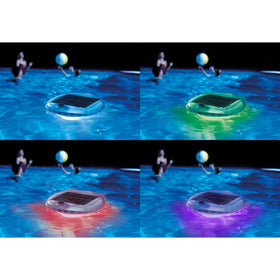 Intex 28690E static white mode for calm pool ambience.