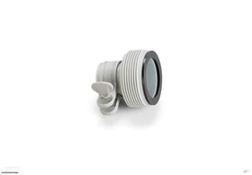 Intex two-pack adapter set with part numbers 10722 and 25009 for larger pump upgrades