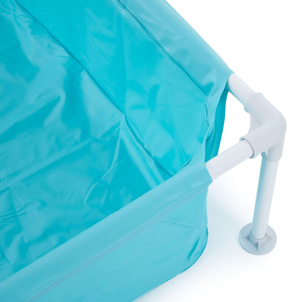 Intex compact setup pool supports teaching and water play.