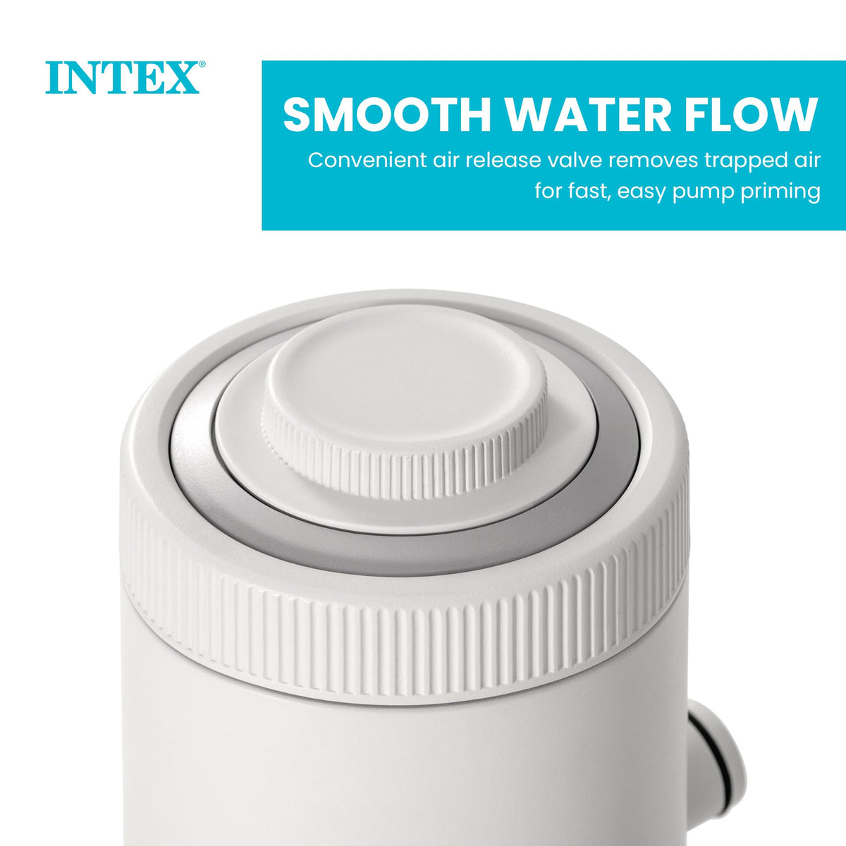 Intex C530 hydroaeration jet boosts circulation for clearer water.