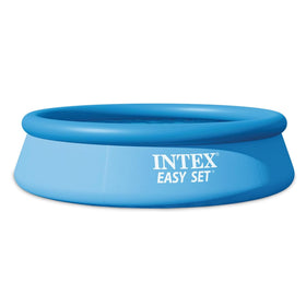 INTEX Easy Set pool top ring inflation for fast, simple setup