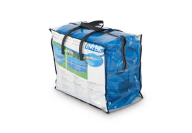 Intex energy-efficient pool cover reduces evaporation and lowers heating costs