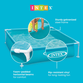 Intex pool drain plug enables quick, simple drainage.