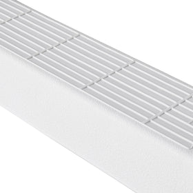 Intex white steps complement pool aesthetics with secure footing.