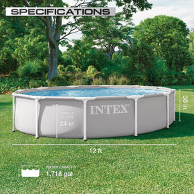 Intex Prism Frame pool puncture-liner provides durable seasons and fewer leaks.