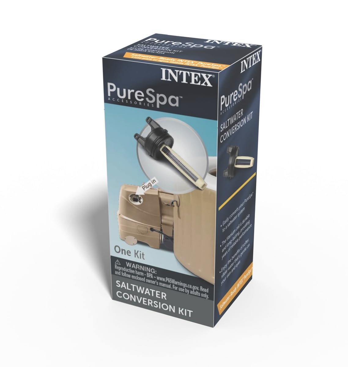 Intex saltwater spa water looks silky and gentle on skin