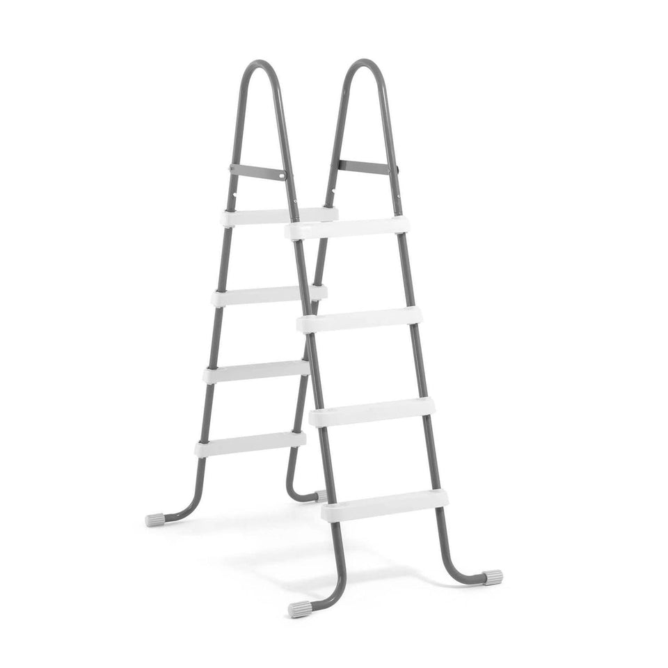 Intex steel frame ladder top brace enhances stability for pool entry