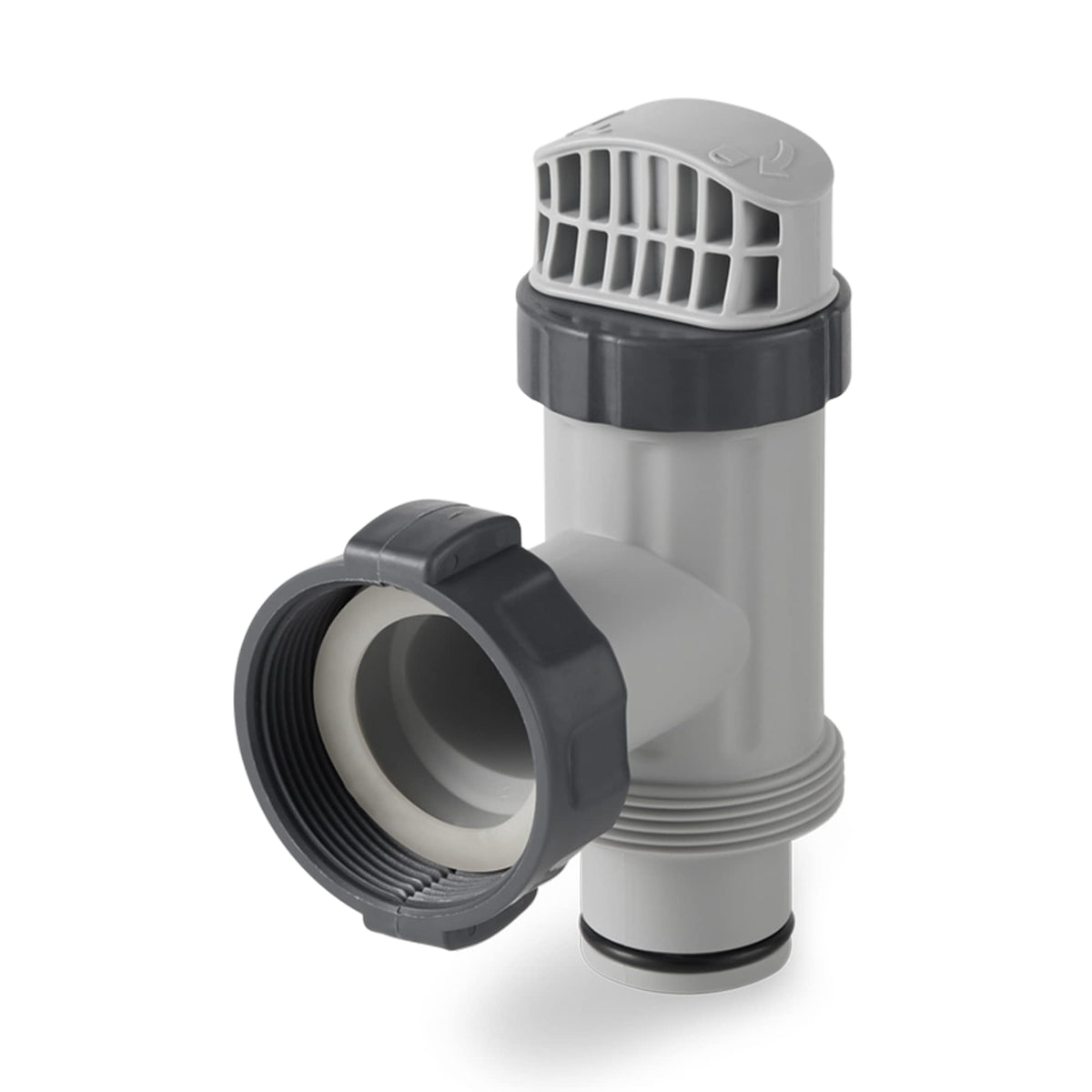Intex 11070 strainer connector designed for 1.25-inch fittings.