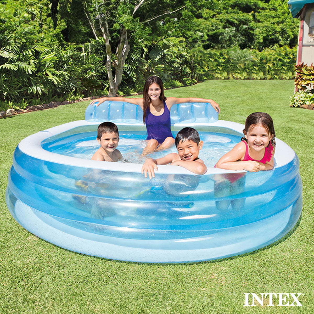 Intex Swim Center repair patch ensures quick fixes on the go.