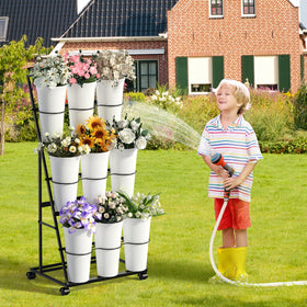 Durable metal frame of the Invech stand supports stable, long-lasting display setups.