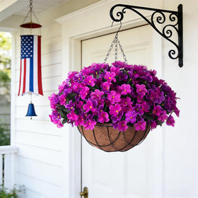 INXUGAO coconut-lining pot and chain provide sturdy, stylish mounting.