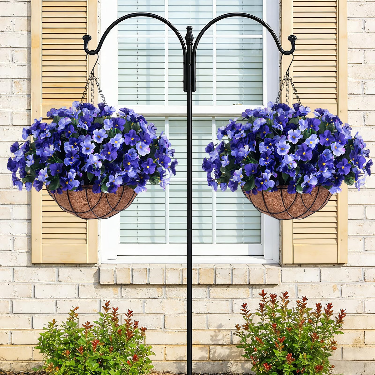 DIY assembly of INXUGAO hanging basket in minutes for custom arrangement.