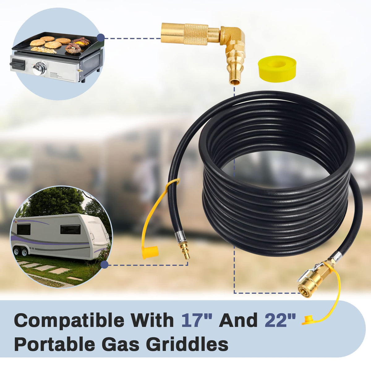 Iococee brass shutoff valve and 1/4 inch plug provide precise gas control.