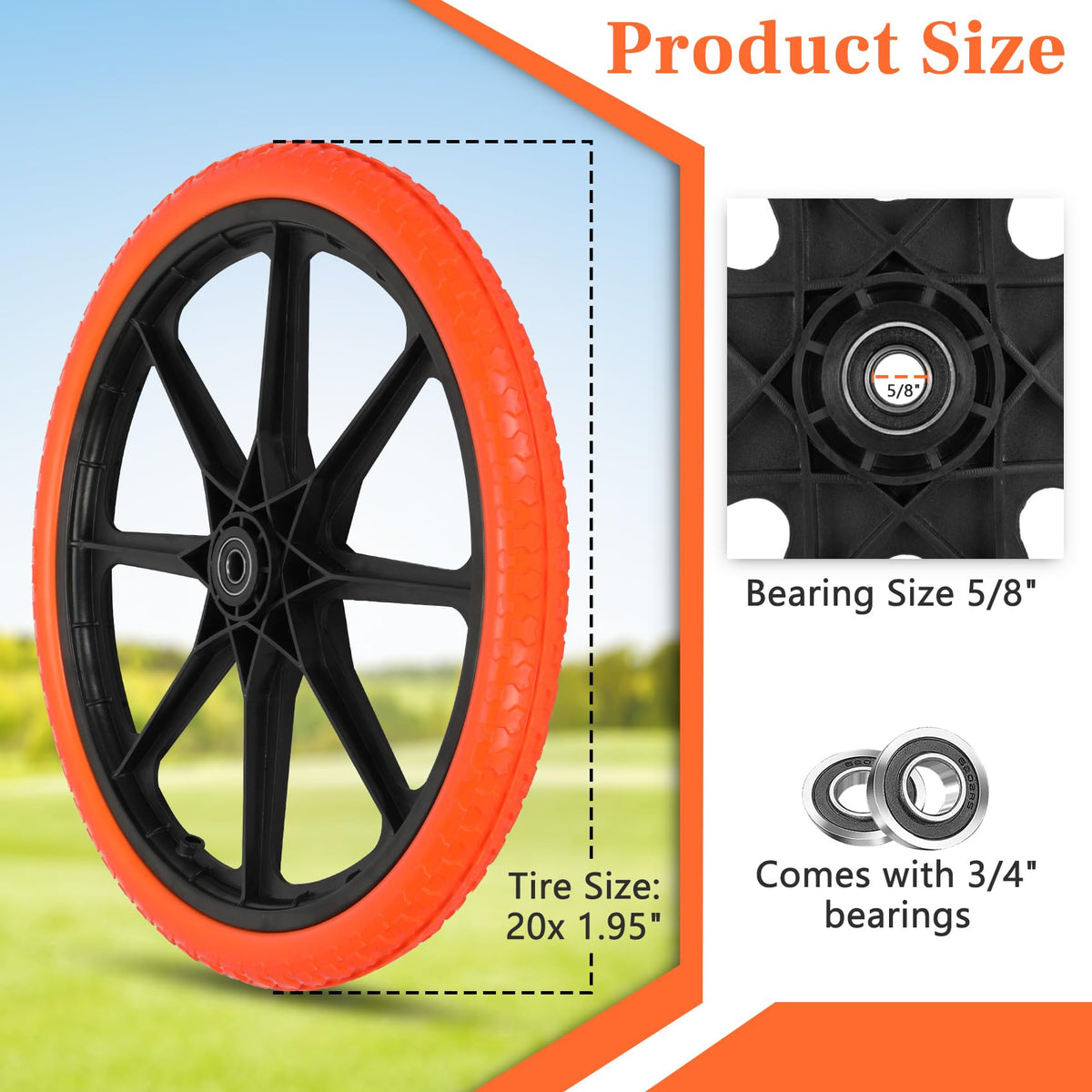 Iococee Rubbermaid-compatible cart wheels ready for replacement.