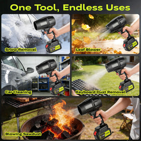 IOOKNA multi-use blower tackles leaves, dust, driveways, patios, and garages